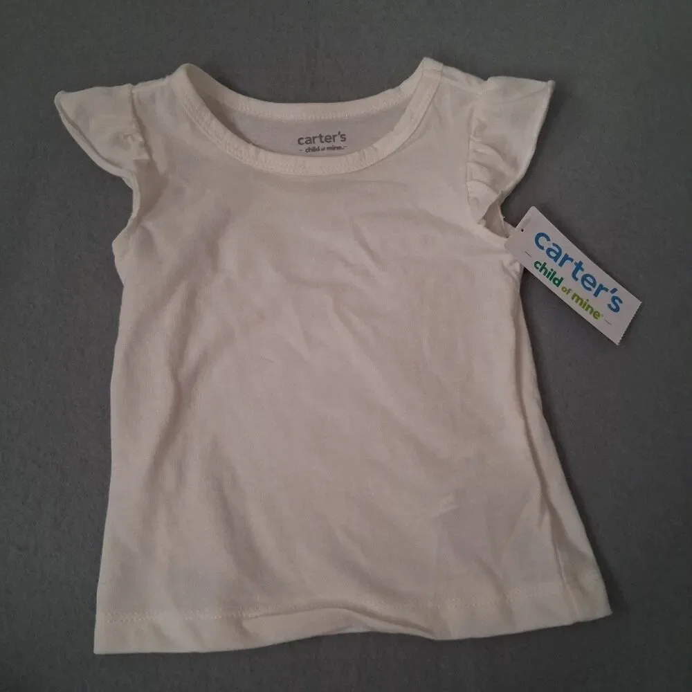 Carters Baby Girl Dress Size 12m Jumper Top Easter Summer Festival Church 2 Pc